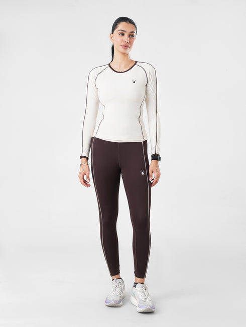 StrikeLine Training Legging in Brown